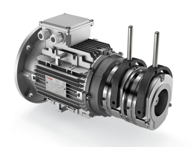 Self-braking electric motor