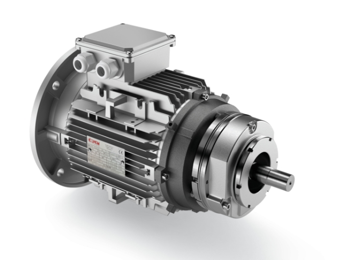 Electric motor with brake K